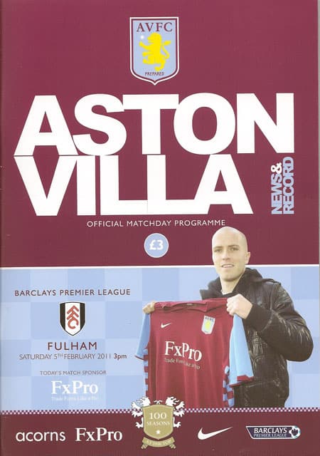 Aston Villa FC v Fulham FC